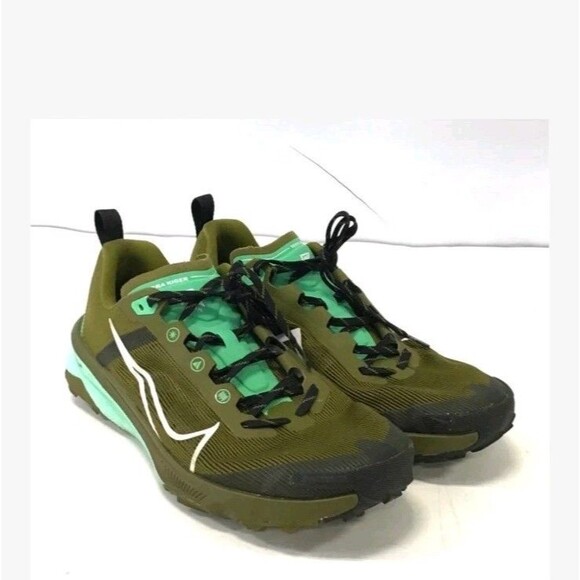 Nike Air Zoom Terra Kiger‎ 9 Olive Mint Trail Running Sneakers Shoes Mens 10.5